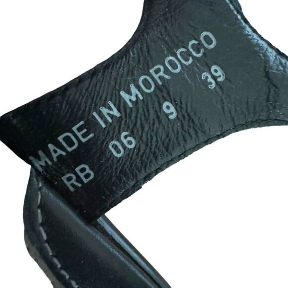 Dansko Women's Raquel Strappy Sandals Black Leather Adjustable Buckle Mid Heel 9 - Picture 10 of 10